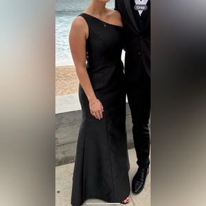 Bella Bridesmaids black formal dress